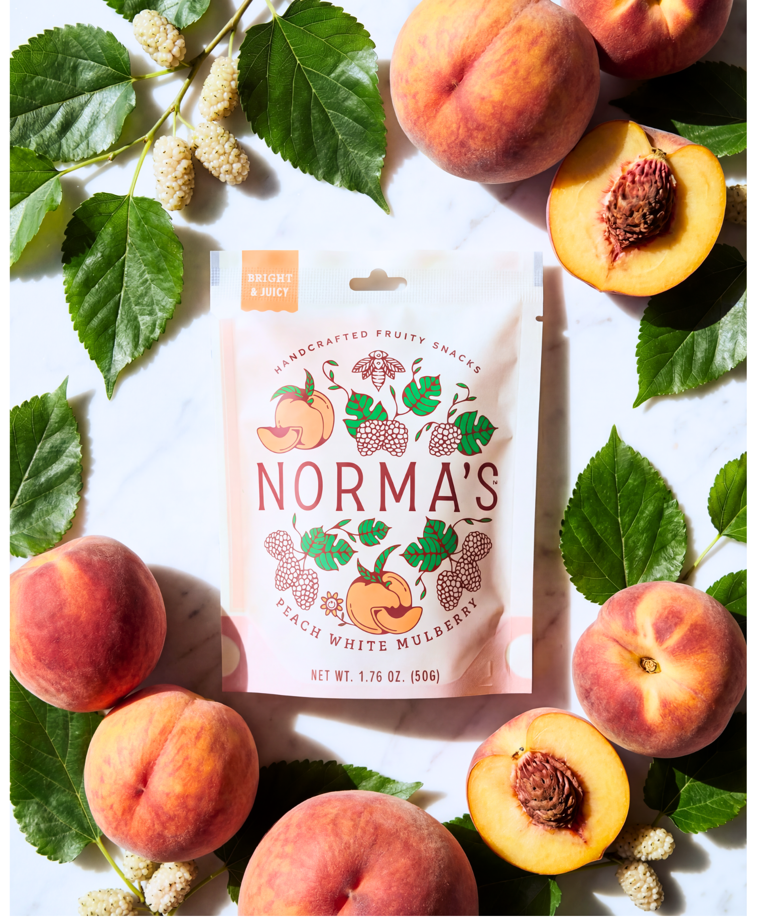 Peach White Mulberry – Norma's Snacks